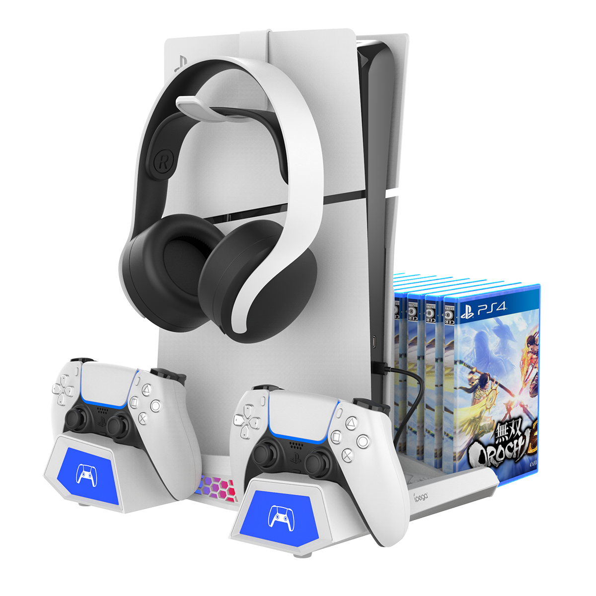 Gaming-Sony PlayStation PS5 & P5 Slim - All-in-one Multifunctional Dock Charger Station Holder