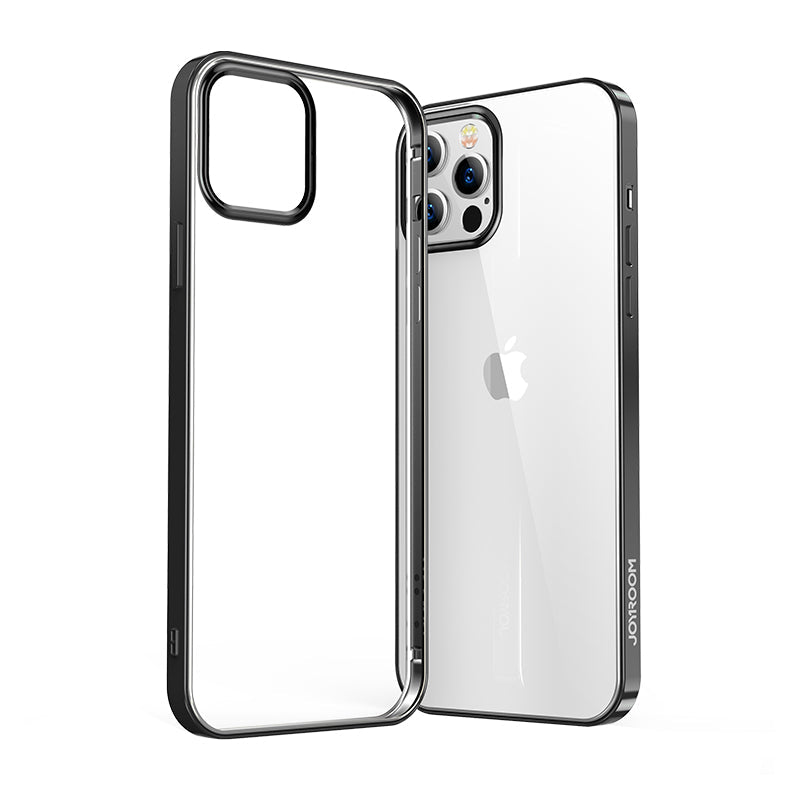 Apple Accessories-Streamer Electroplating Clear Soft Case for iPhone 12/12 Pro