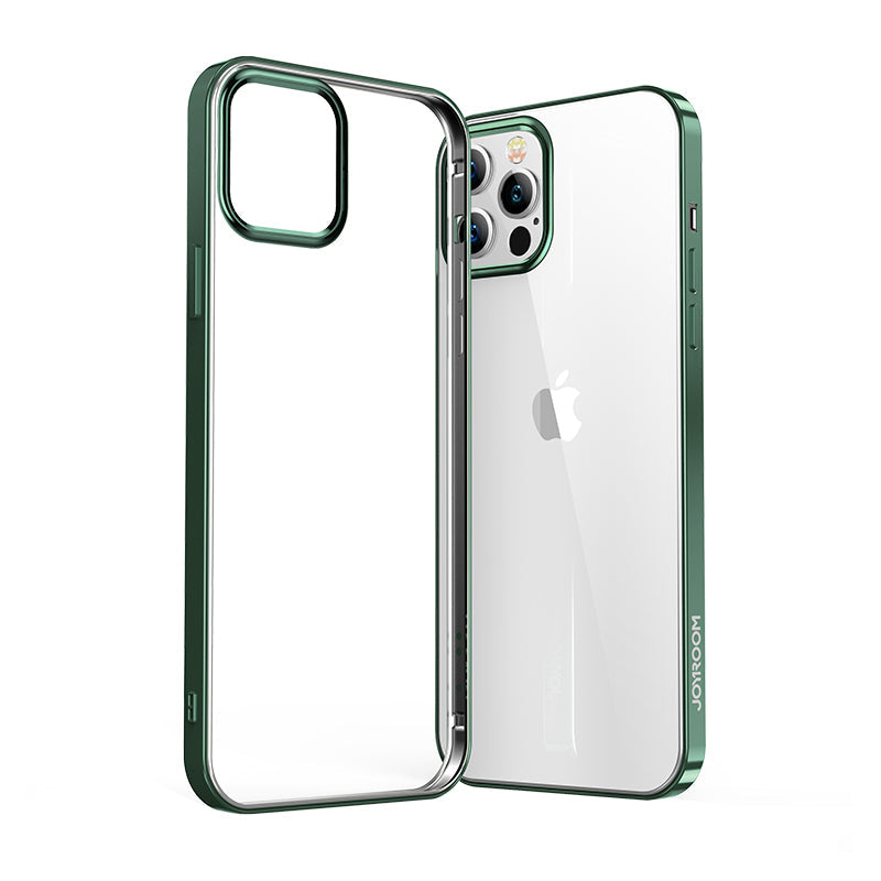Apple Accessories-Streamer Electroplating Clear Soft Case for iPhone 12 Pro Max