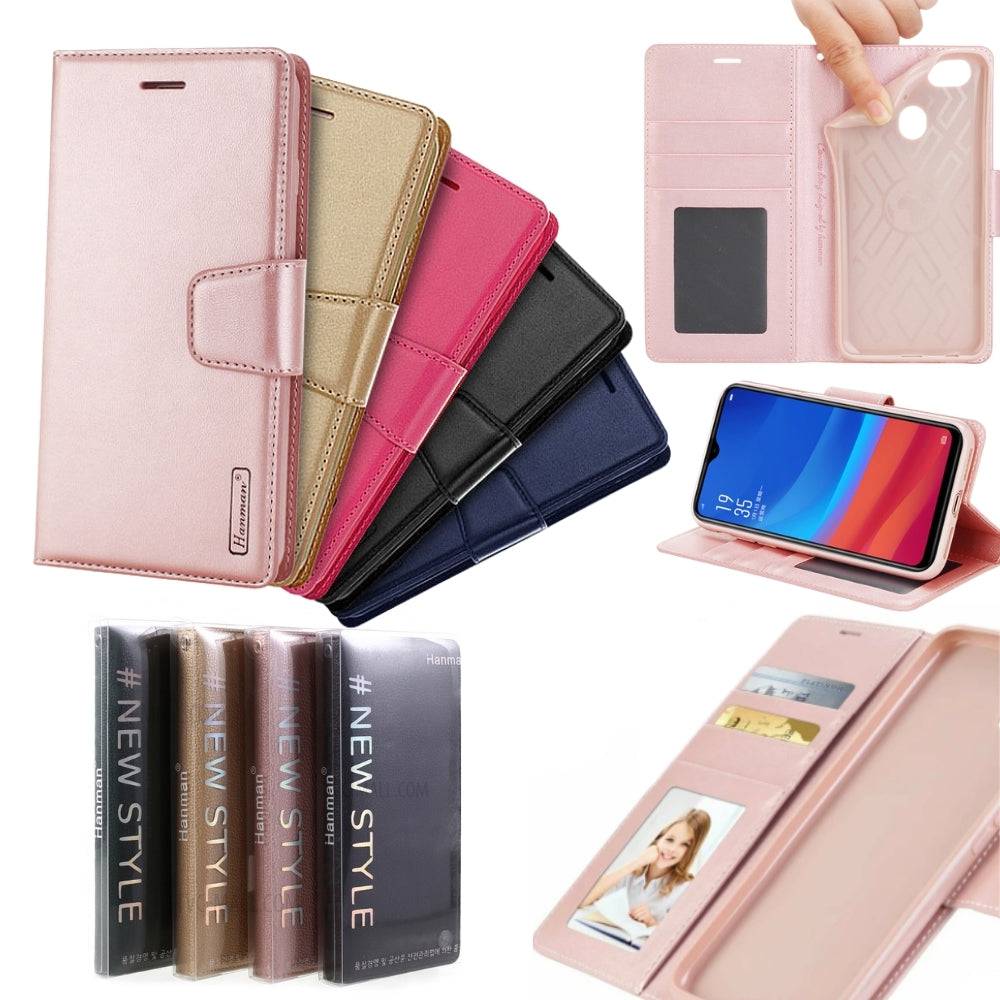 Apple Accessories-Apple iPhone 6/6s/7/8/SE/Plus Max Hanman Premium Quality Flip Wallet Leather Case