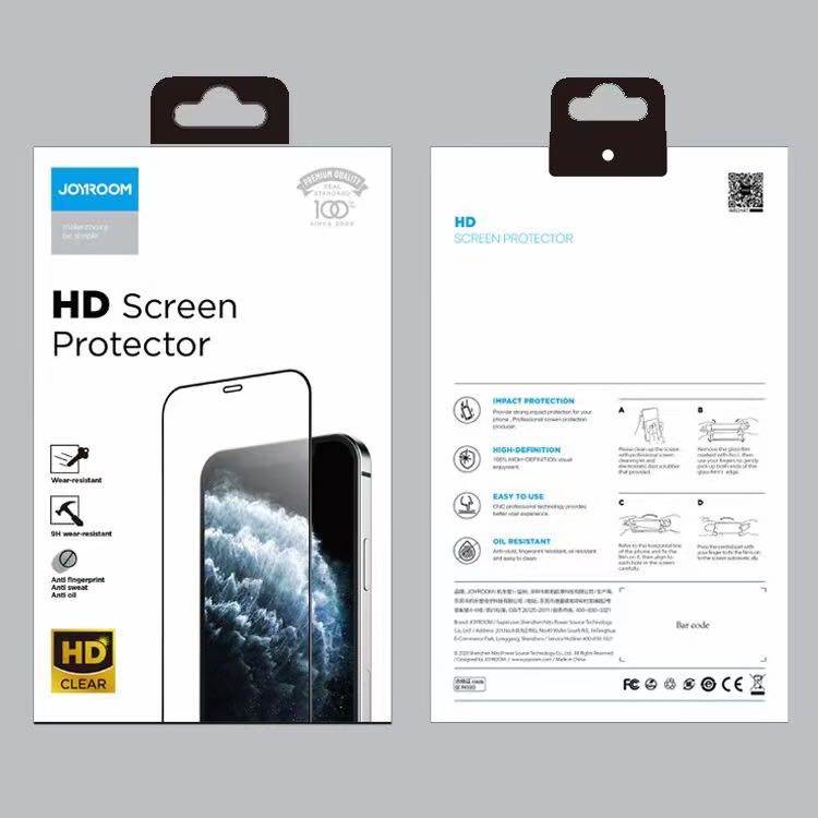 Apple Accessories-[9D Full Covered][HD] Joyroom Apple iPhone X/XS/XR/11/Pro/Max 9H Tempered Glass Screen Protector