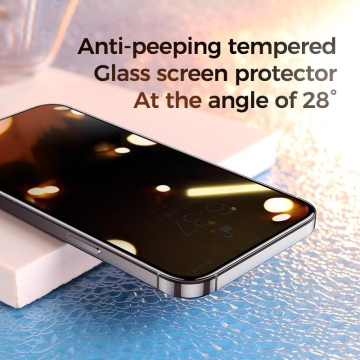 Apple Accessories-Privacy Tempered Glass Screen Protector for iPhone12-3 Pack
