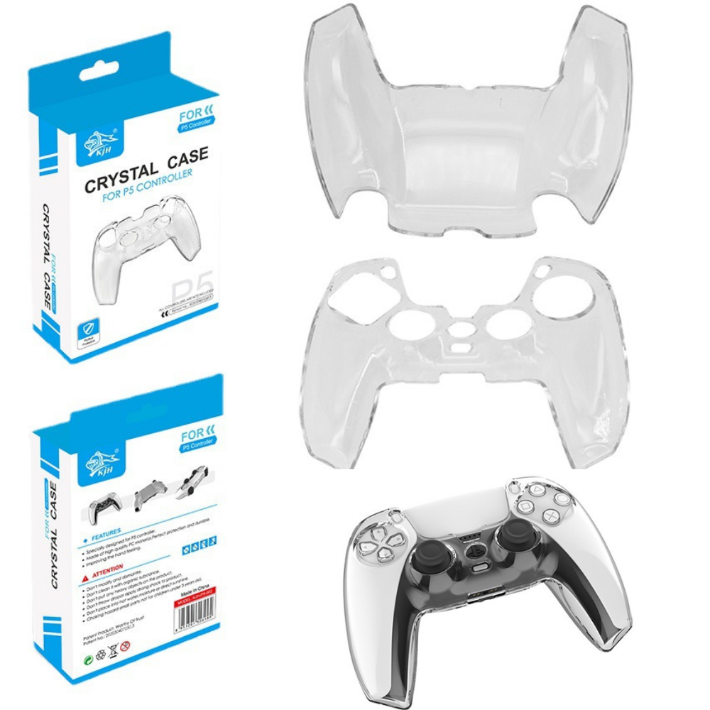 Gaming-SONY PlayStation 5 / PS5 DualSense Wireless Controller - Protection Clear Crystal Case Cover