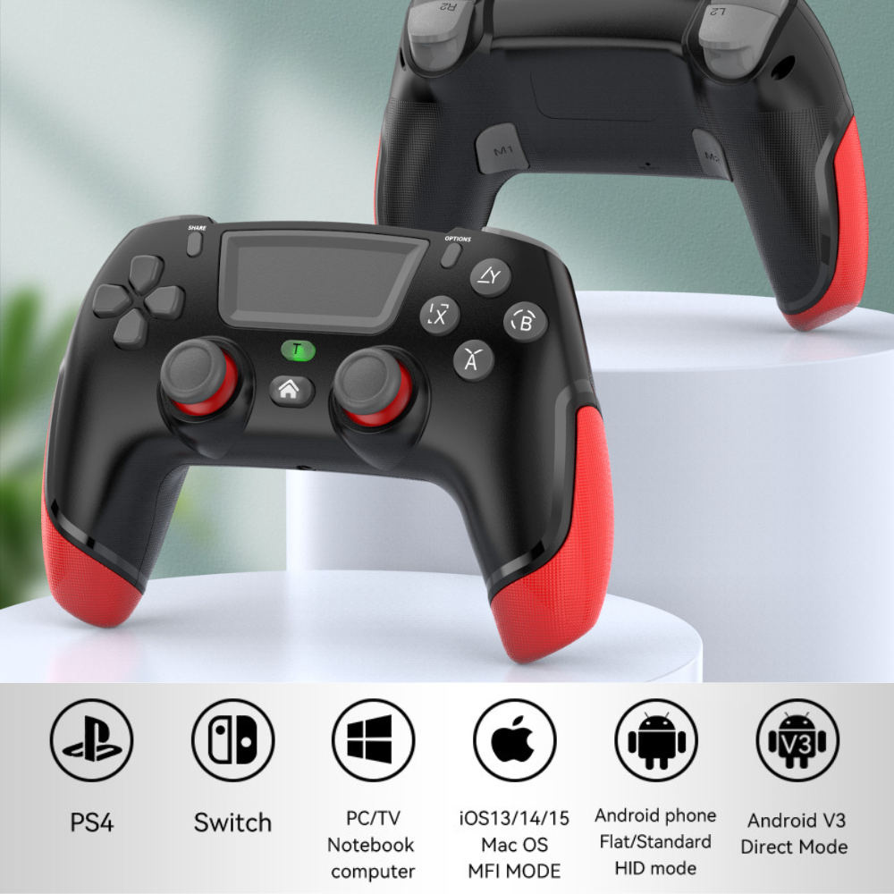 Gaming-SONY PlayStation 4 / PS4 Wireless Bluetooth Game Controllers Gamepad Compatible With Switch & Computer & TV & Andriod Device & iPad iPhone