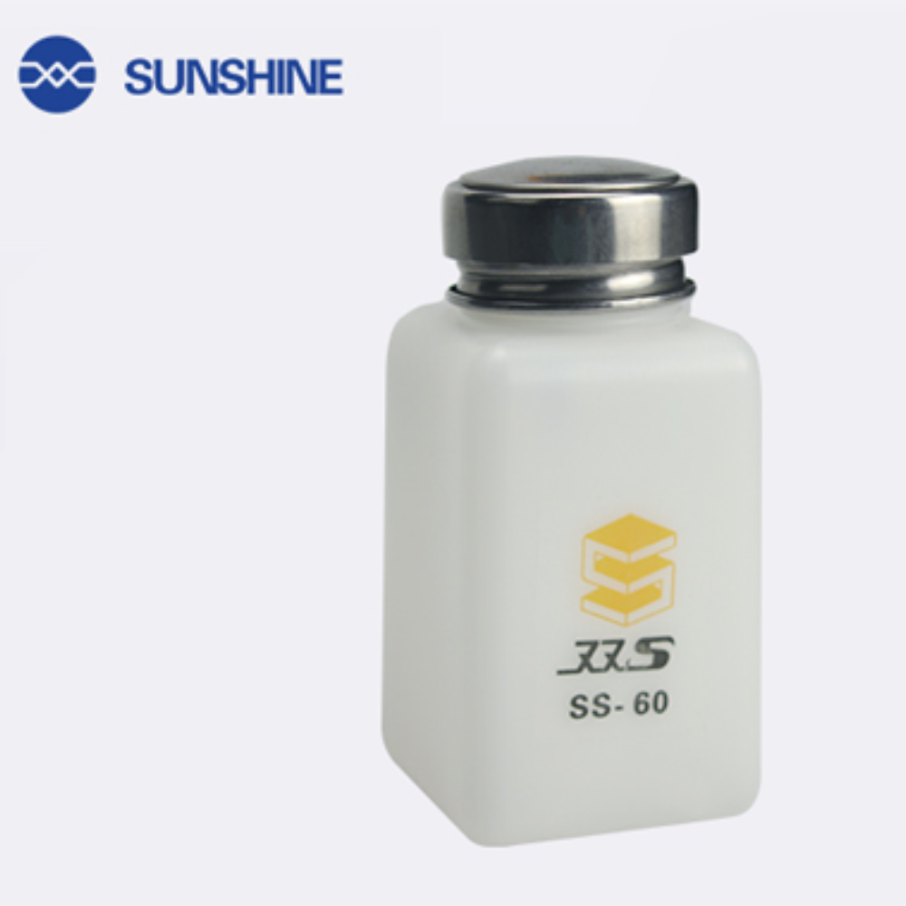 Tool & Machine-［SS-60 Sunshine Repair Isopropyl Alcohol Plastic Bottle Container 180ML