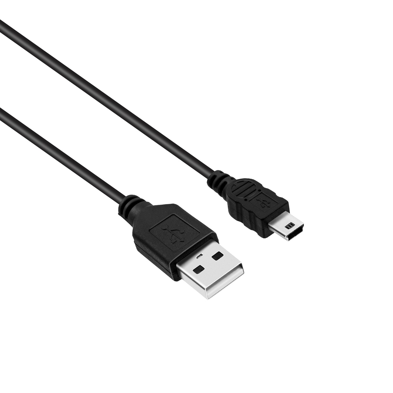 PlayStation-1 Meter USB to mini USB Power Charge Cable for PS3 Controller/Mini Port Device - Black