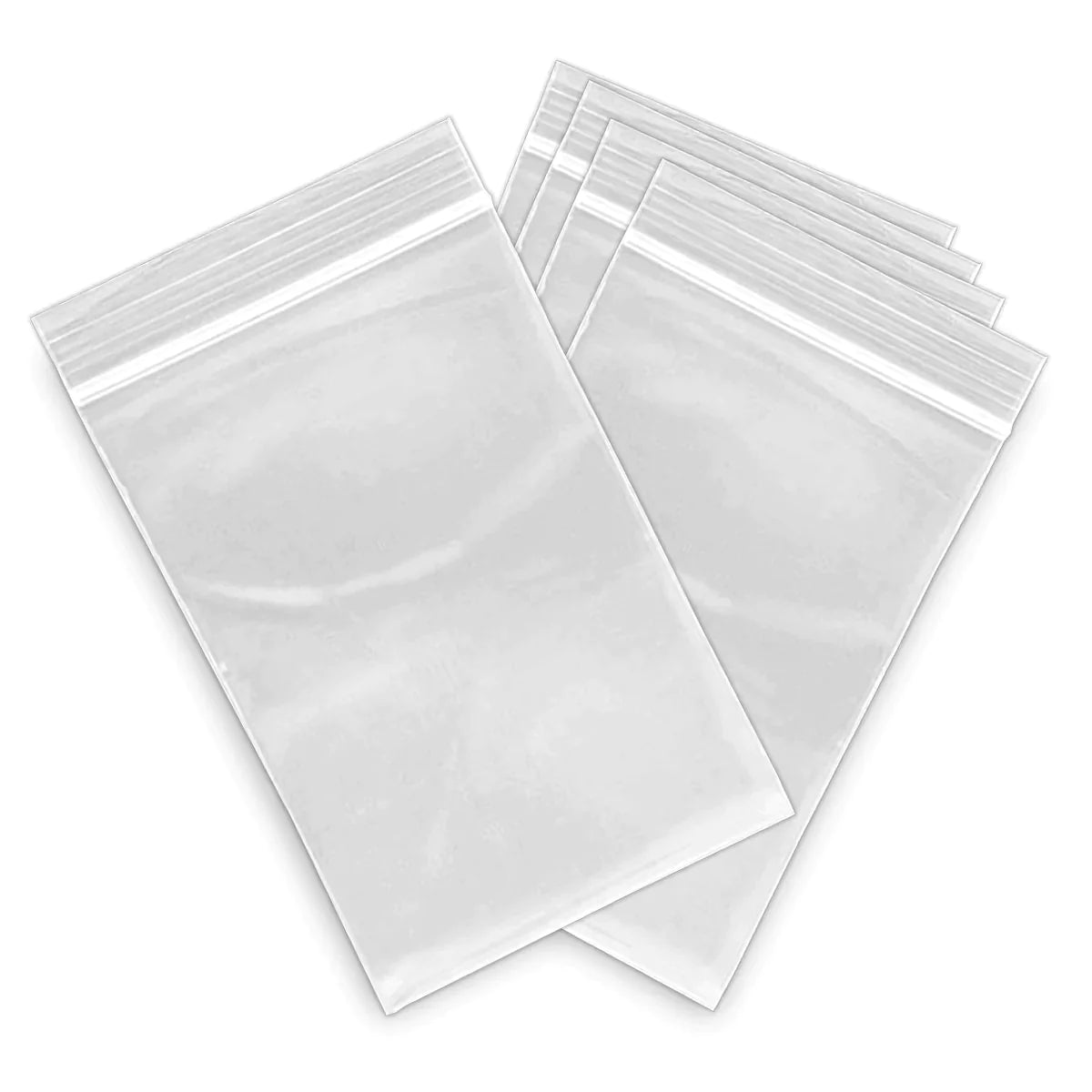 Stationery-14cm x 20cmHeavy Duty Resealable Reusable Zip Lock ziplock self Seal Clear Plastic Bags