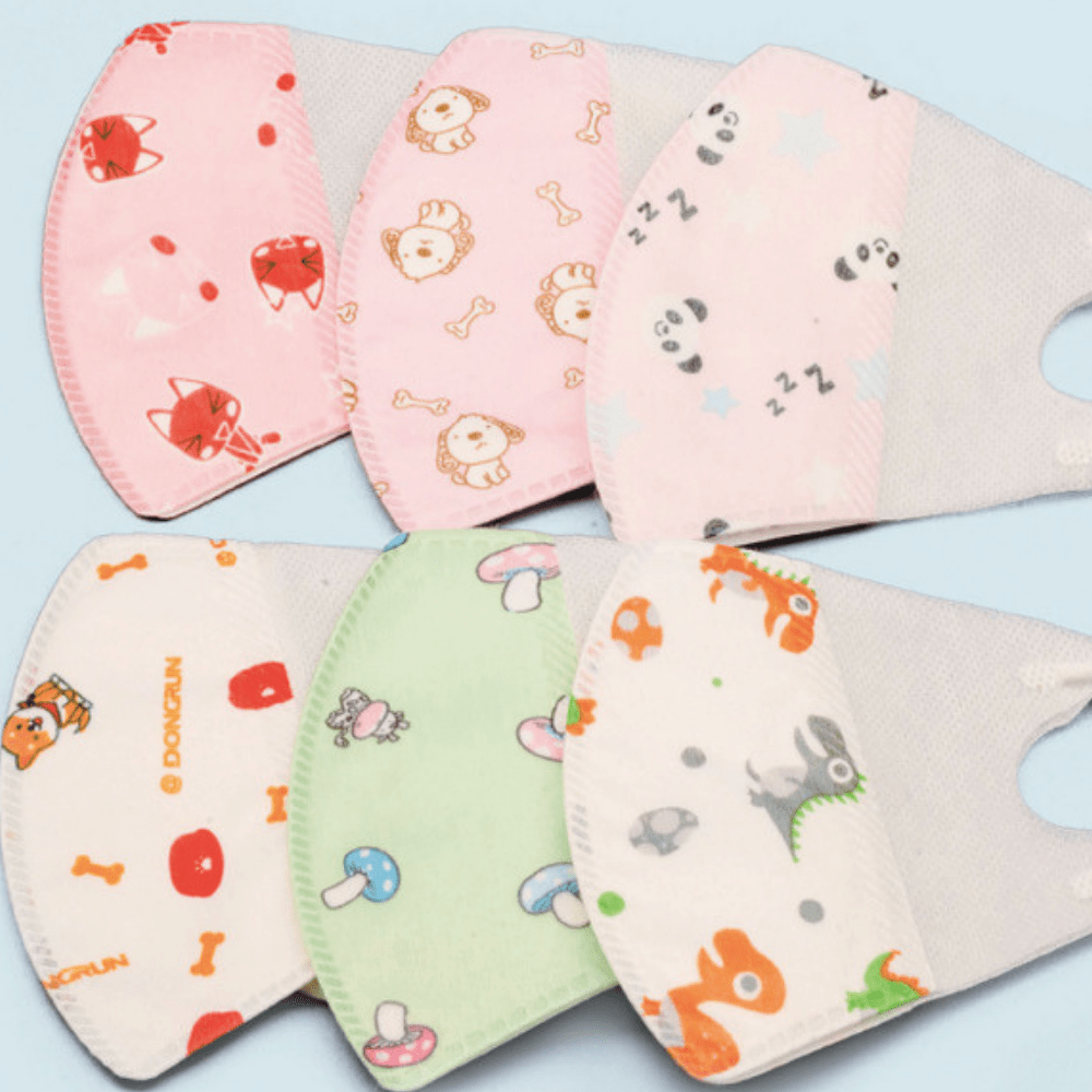 Medical Product-10PCS 3 Ply Layer Baby Kid Child Face Masks Anti-Coronavirus Covid-19 Masks