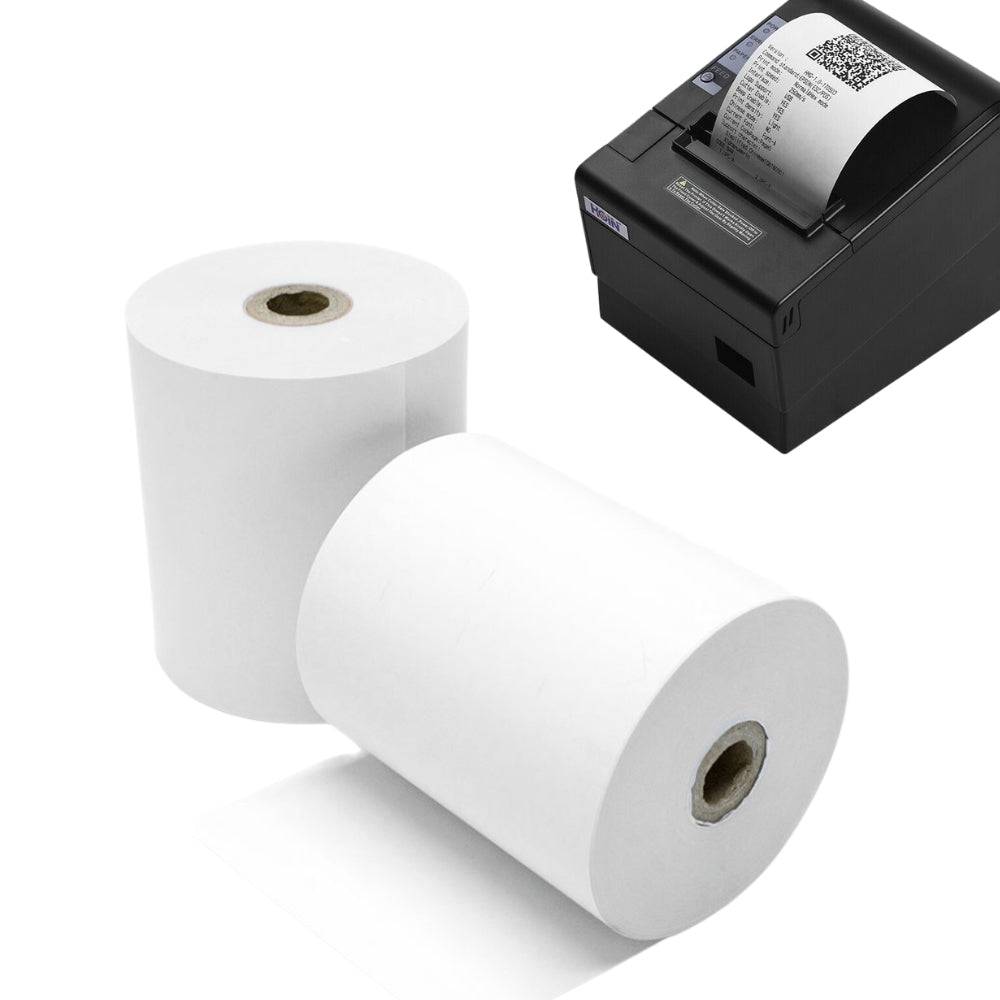 Stationery-10x / 20x / 50x Universal 80x80mm Thermal Receipt Cash Register Paper Roll