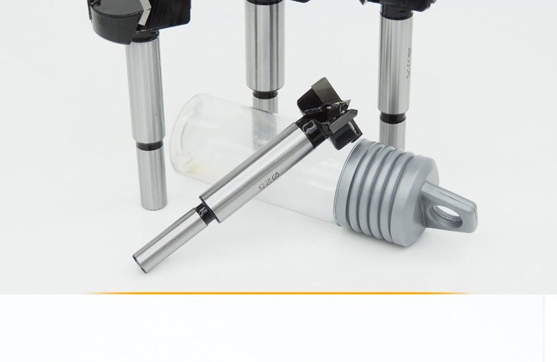 10Pcs Wood Door Lock Installation Kit HCS Carbide Tablet Hole Saw Drill Cutter with Storage Box
