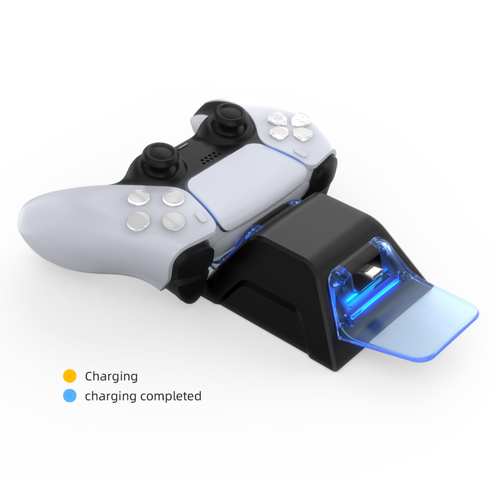 Gaming-PS5 Controller Type-C USB Dual Charging Dock Station with USB Cable