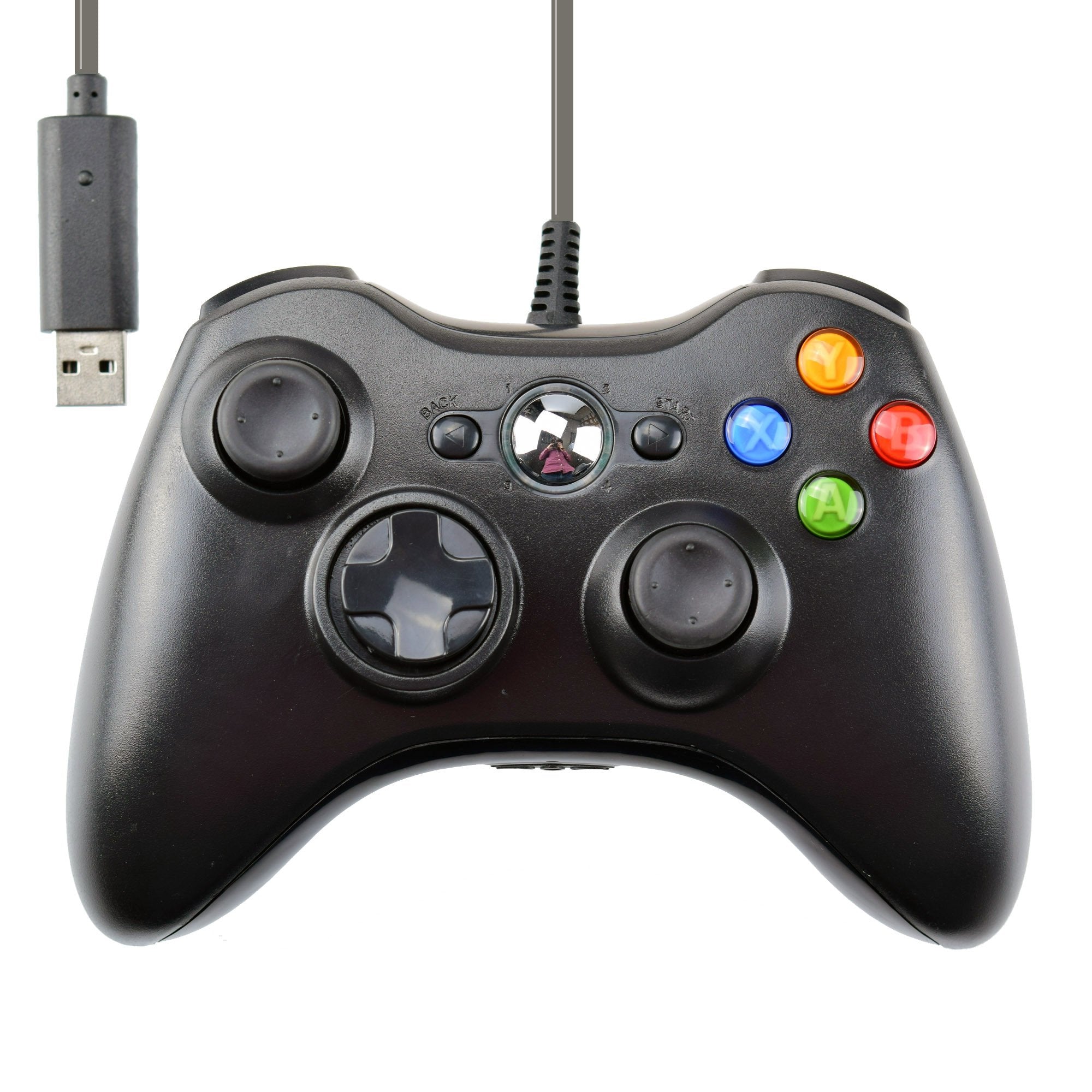 Gaming-Wired Controller for XBox 360 Black