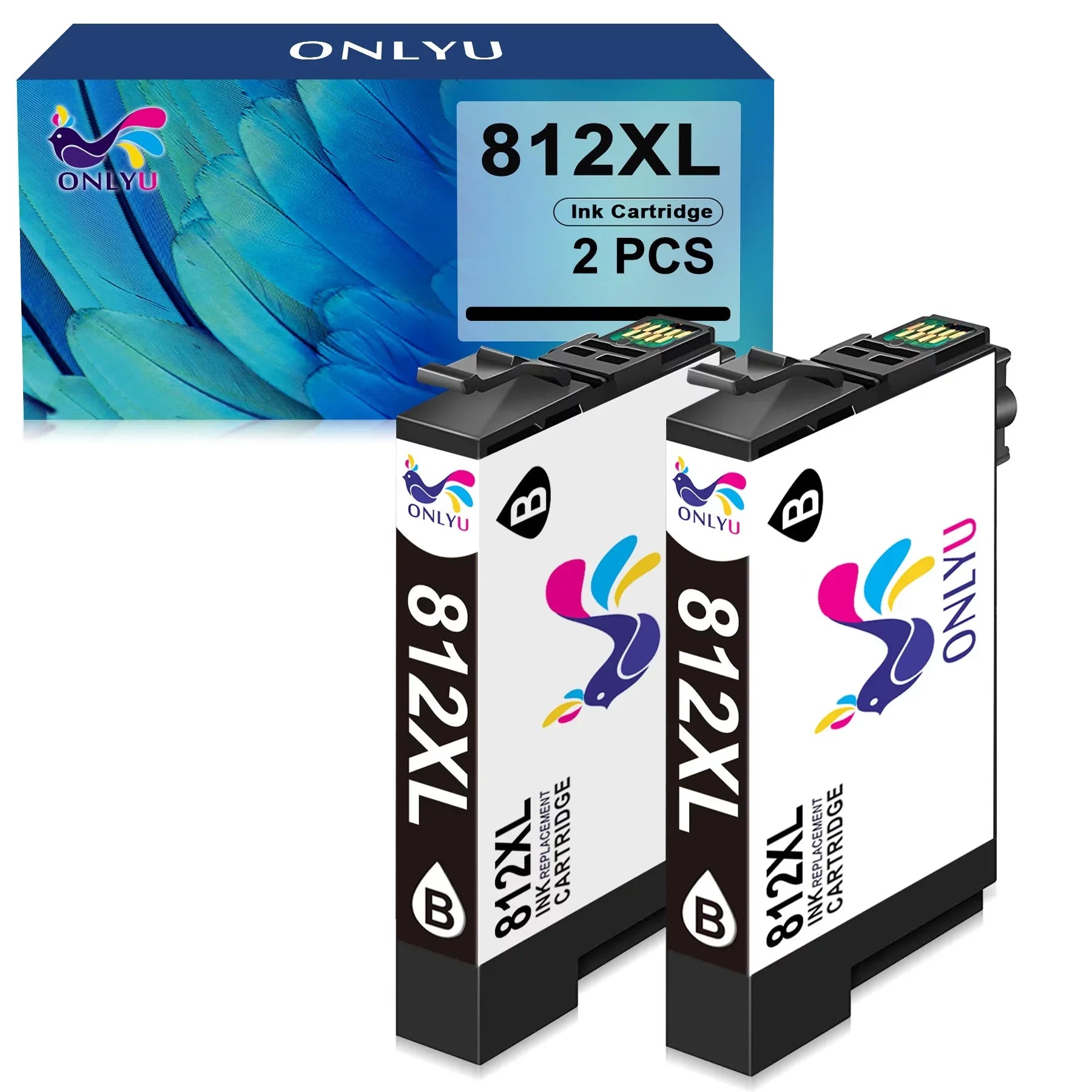 Ink & Toner-812XL Ink Cartridge for Epson Printer (1 Black)