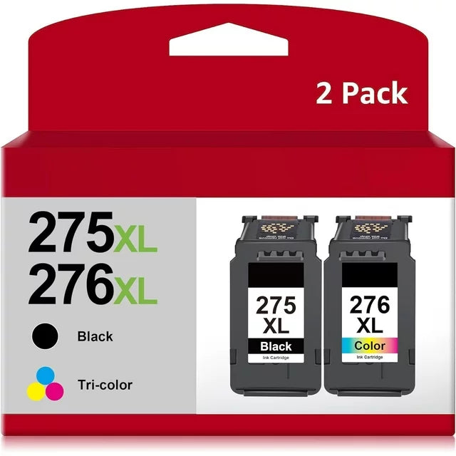 Ink & Toner-PG-275XL CL-276XL Ink Cartridge Black and Tri-Color 275 275/276 Ink Replacement for Canon TR4720 TS3522 TS3520 Printer - High Yield