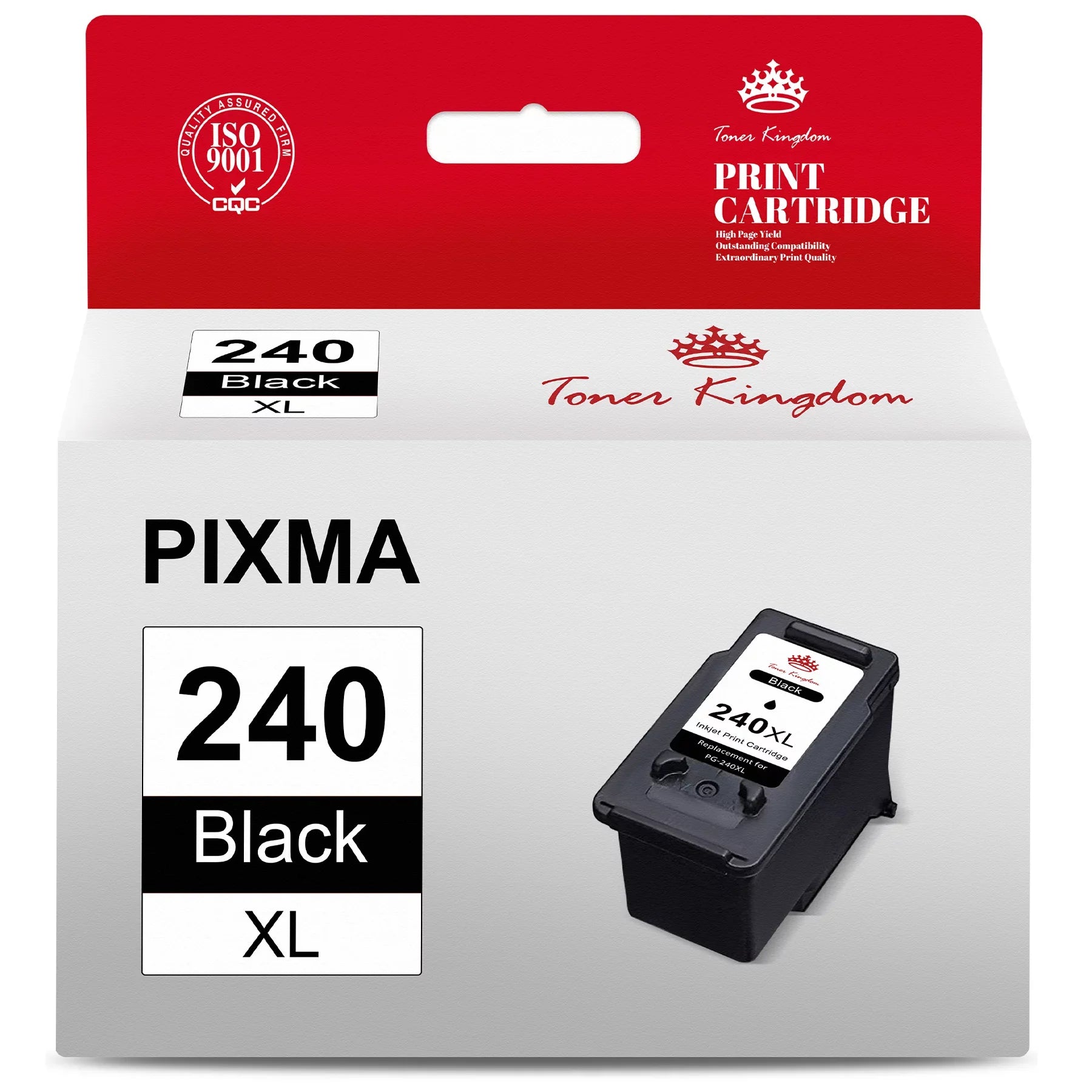 Ink & Toner-Tonerkingdom 240XL Black Ink Cartridge Replacement for Canon Printer(1-Pack)