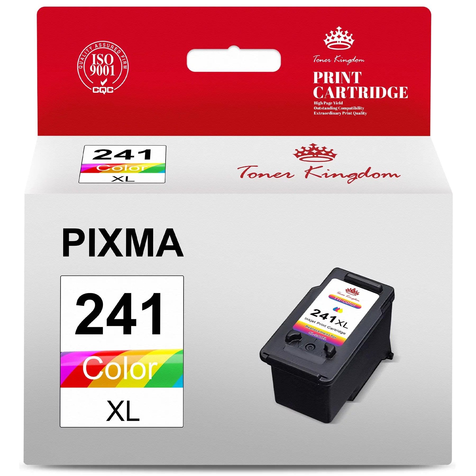 Ink & Toner-Toner Kingdom 241XL Ink Cartridge Replacement for Canon Printer,1 Pack