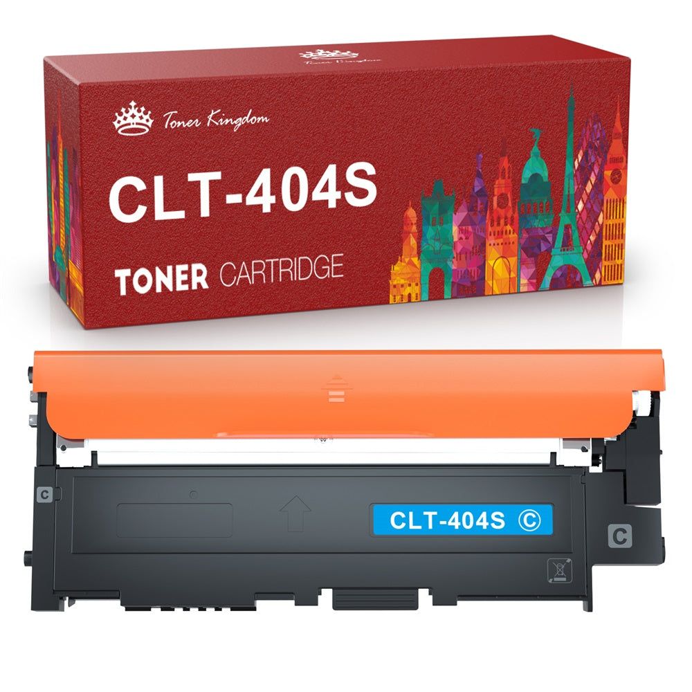 Ink & Toner-Compatible Samsung CLT-C404S Cyan Toner Cartridges - 1 Pack