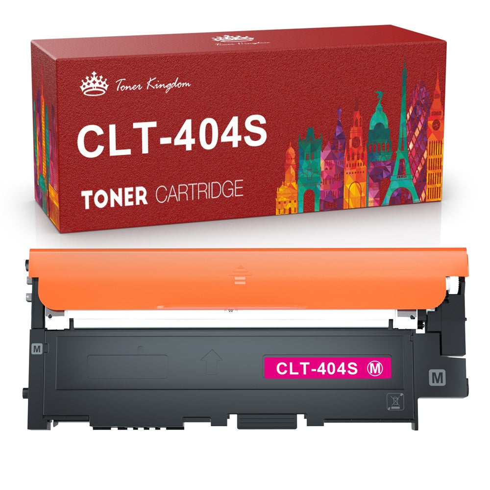 Ink & Toner-Compatible Samsung CLT-M404S Magenta Toner Cartridges - 1 Pack