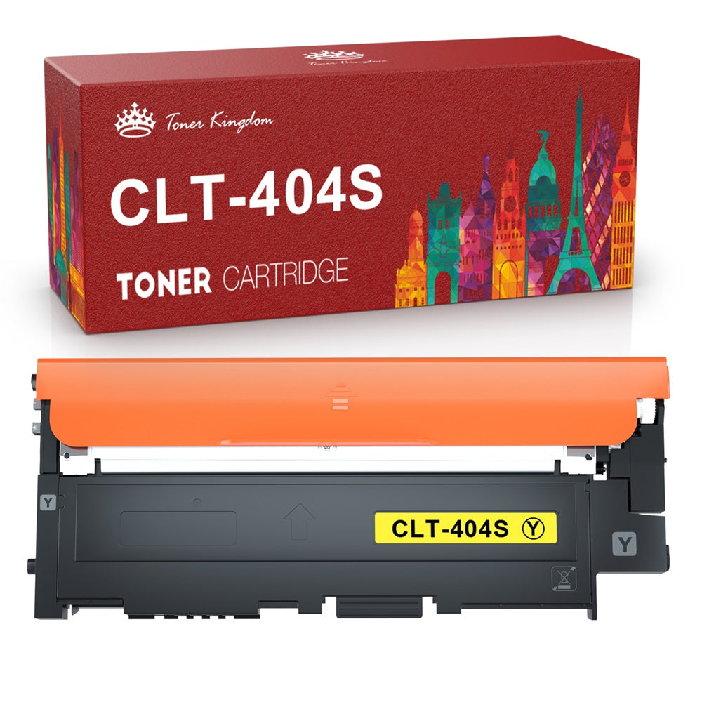 Ink & Toner-Compatible Samsung CLT-Y404S Yellow Toner Cartridges - 1 Pack