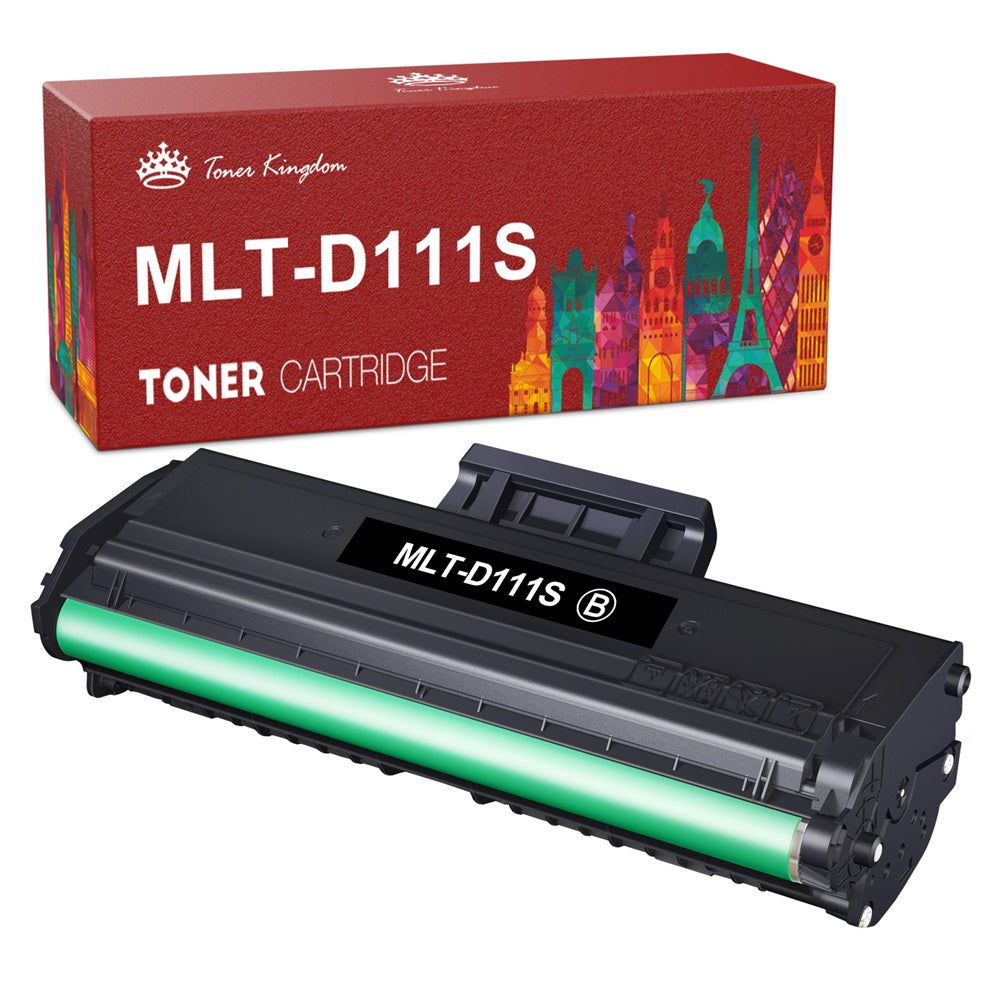 Ink & Toner-Compatible Samsung MLT-D111S MLT-D111L Black Toner Cartridge -1 Pack