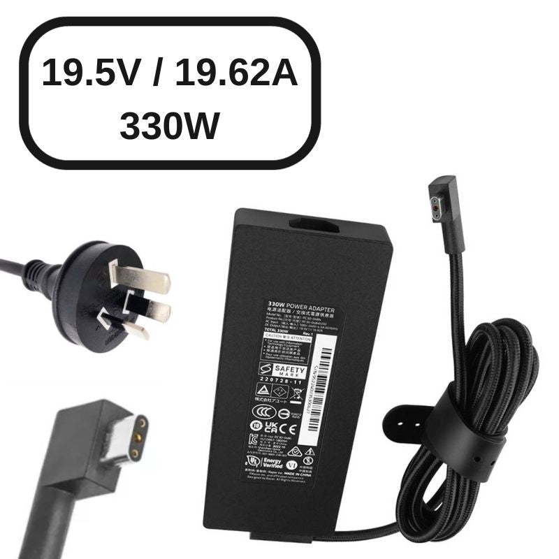 Gaming-19.5V-19.62A/330W3 Hole Razer Blade 16 RZ09-0483TEH3-R3U1 Gaming Laptop AC Power Supply GaN Adapter Charger