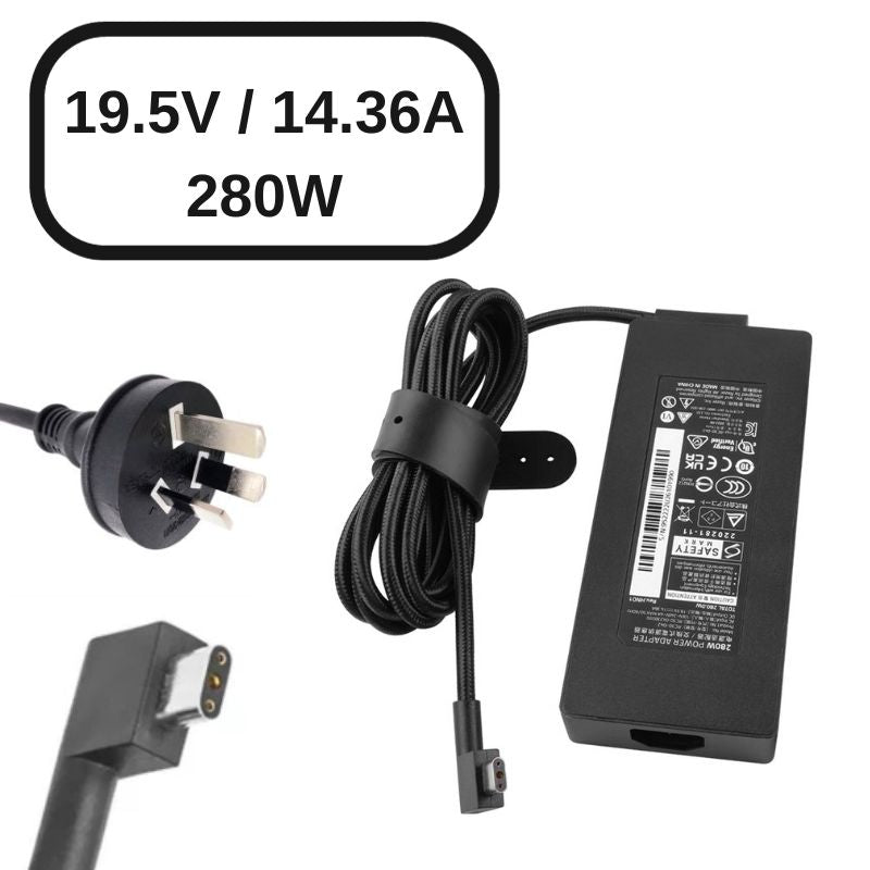 Gaming-19.5V-14.36A/280W3 Hole Razer Blade 18 RZ09-0484REH3-R3U1 Gaming Laptop AC Power Supply GaN Adapter Charger