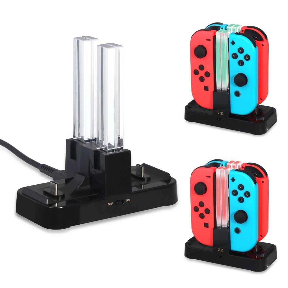 Gaming-Nintendo Switch Joy-con Pro Game Accessories Charging Dock Charger Station