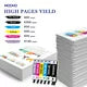 Mooho Ink Cartridges Replacment for Canon (PGBK, Black, Photo blue, Cyan, Magenta, Yellow) 6 Pack