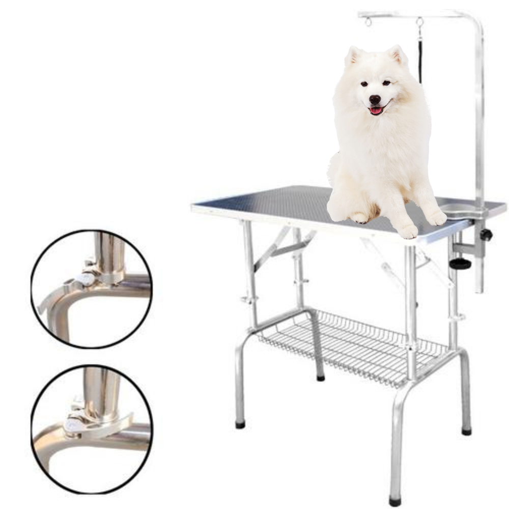 Pet Accessories-110*60*76cm Large Size Professional Pet Cat Dog Wash Grooming Salon Table
