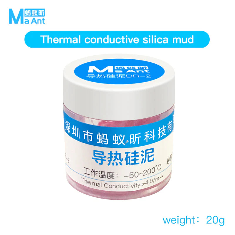 Gaming-DR-2 Ma Ant Thermal Conductive Grease Paste Compound Silicone for Gaming XBox Play Station GPU CPU Chipset Cooling Silicone Grease