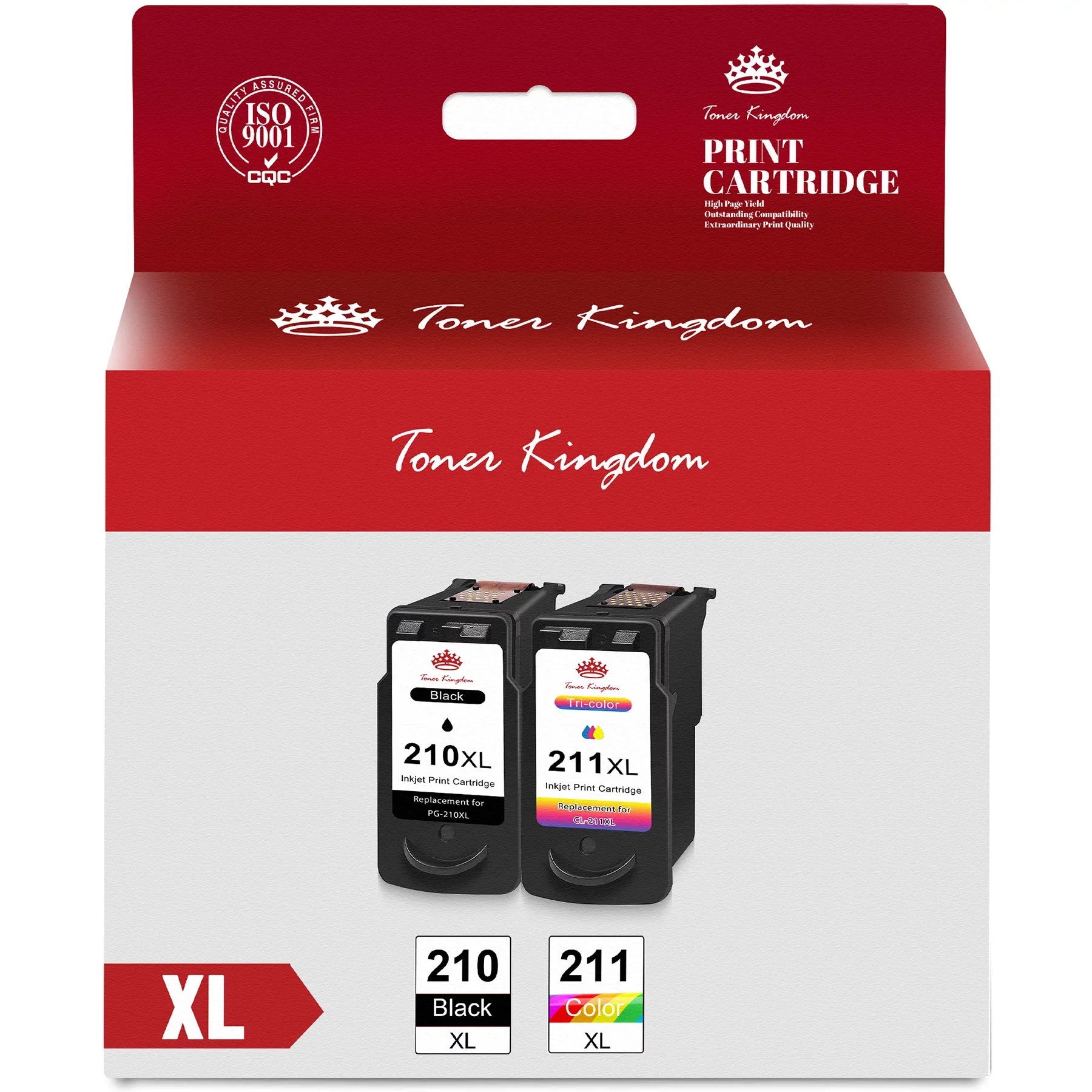 Ink & Toner-Ink Cartridges Replacement for Canon 210XL 211XL Combo Pack(2-Pack)