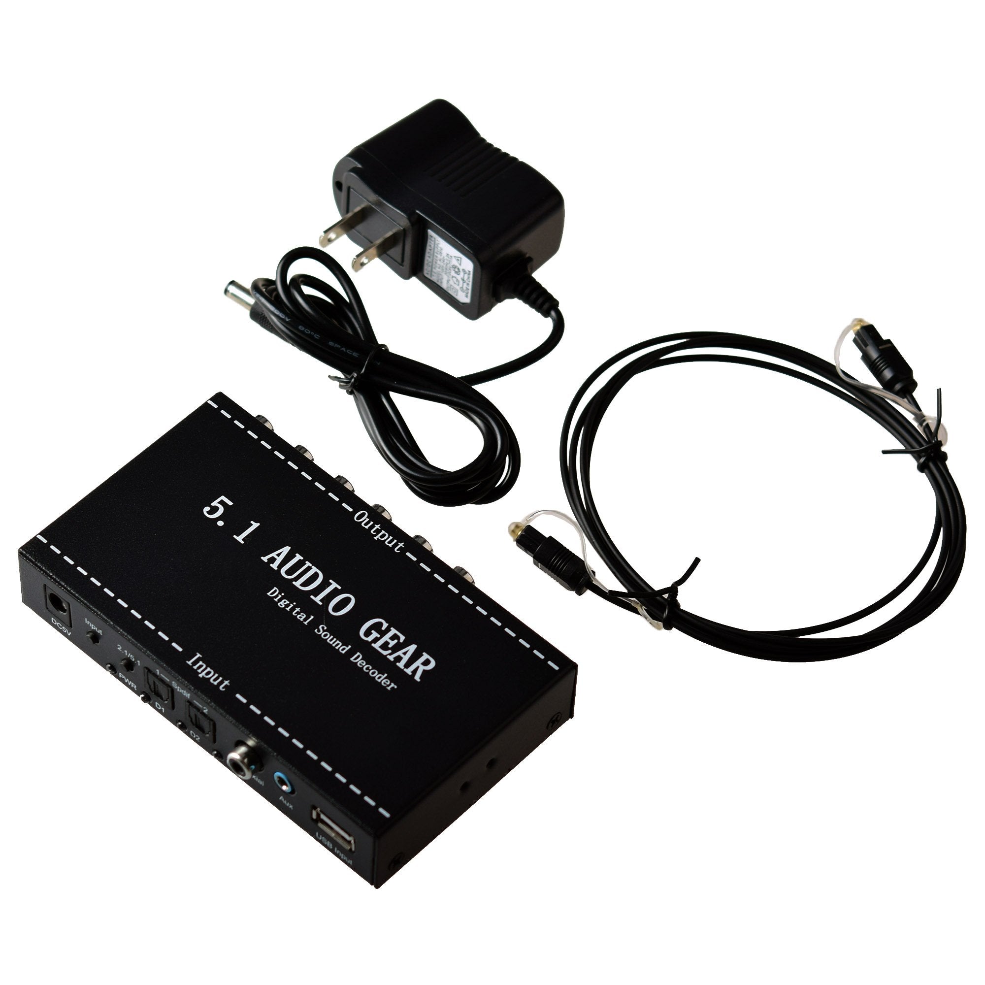 Xbox 360-5.1 Digital Audio Sound Decoder - US Plug