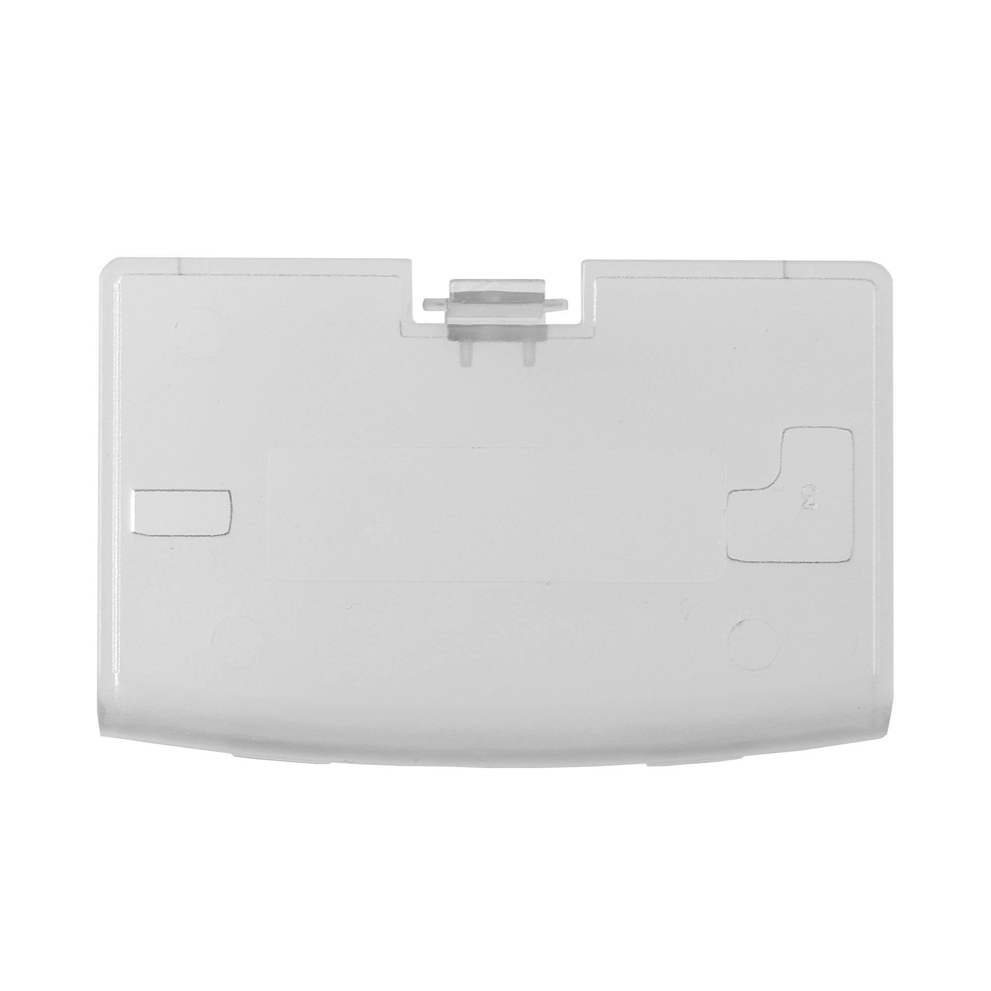 Gaming-Battery Cover for Gameboy Advance Clear White