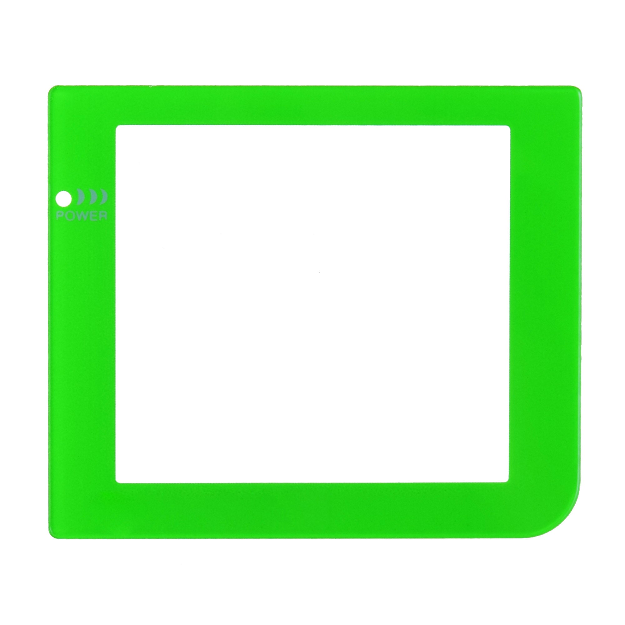 Gaming-Plastic Screen for GameBoy Pocket Green