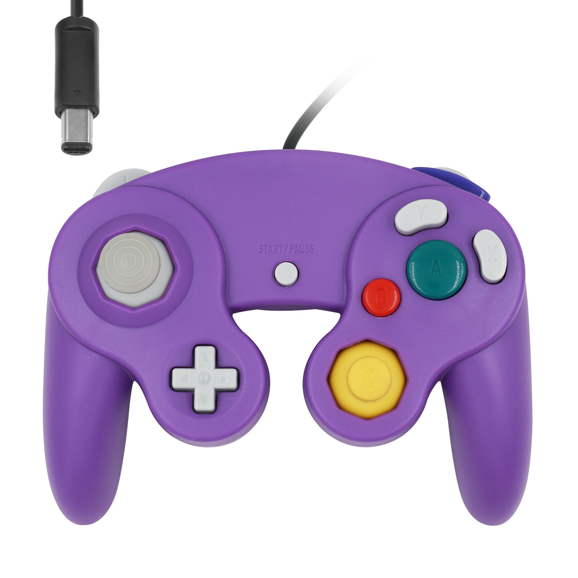 Gaming-Vibration Controller for Wii/Gamecube Violet