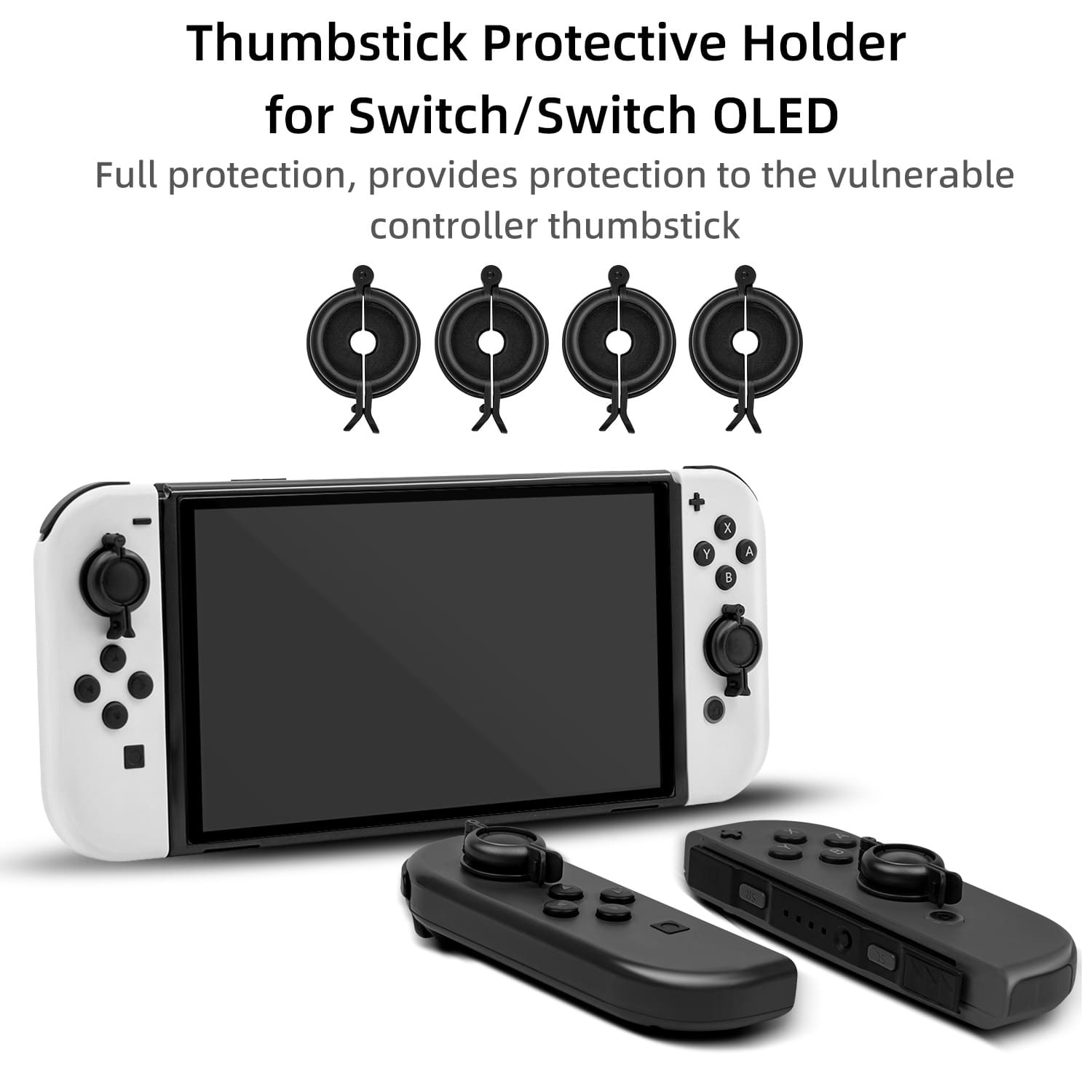 Gaming-Thumbstick Protective Holder Sets with Kickstand for Steam Deck/N-Switch/OLED(JYS-SD015)