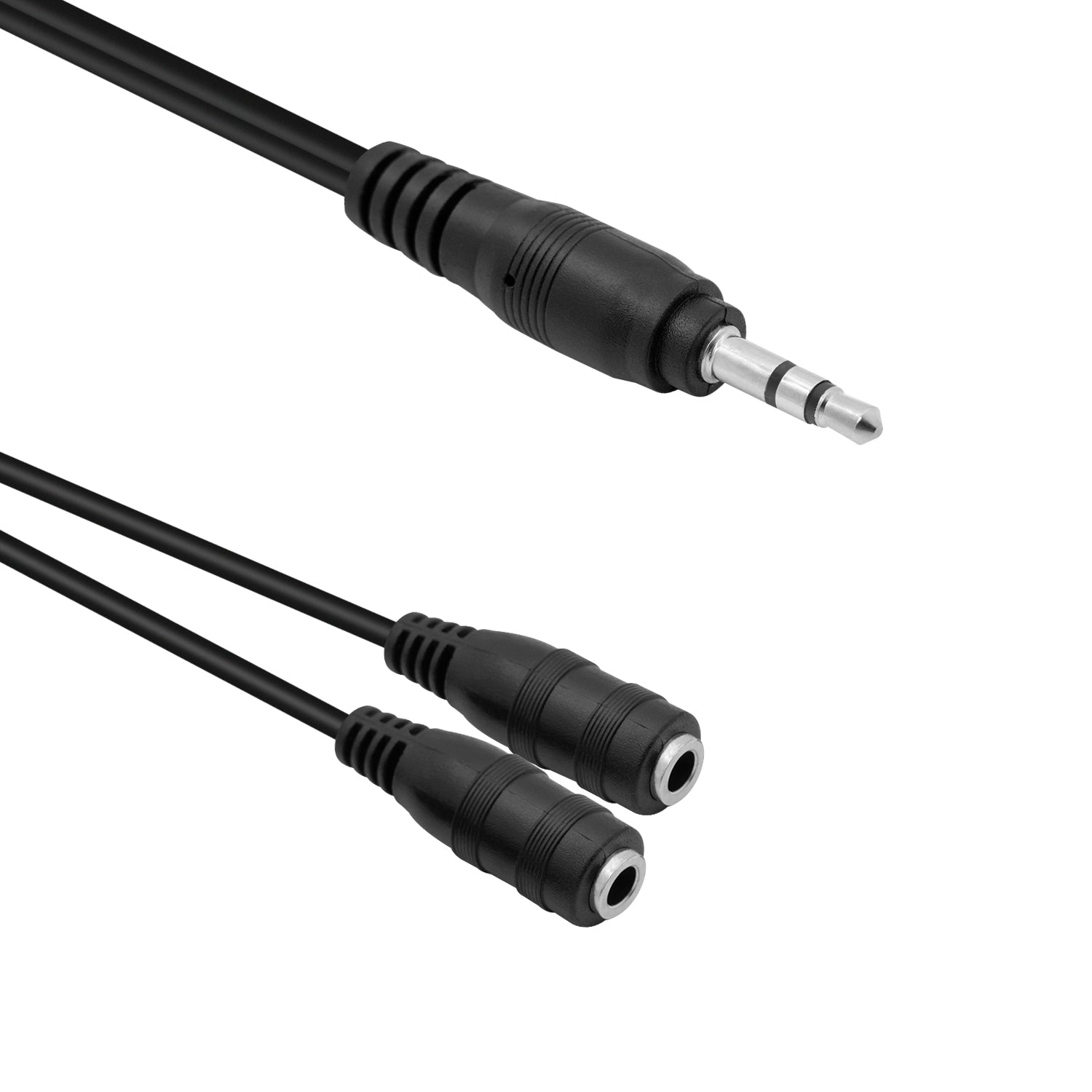 Gaming-3.5mm Male to 2 Female (headphone+mic) Audio Splitter Cable for Laptop/Tablet/Mobile Phone/Game Console