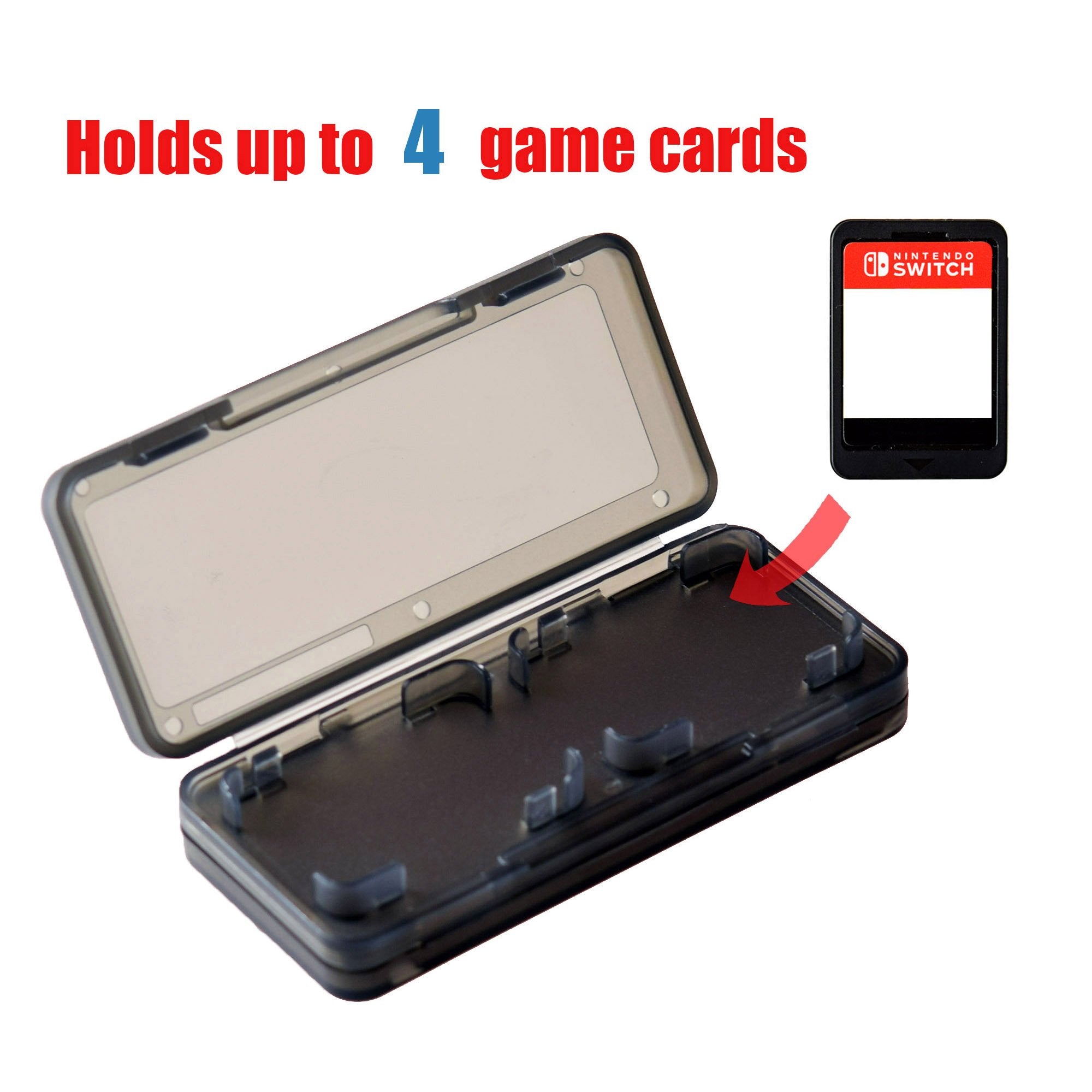 Gaming-4 in 1 Game Card Storage Case for Nintendo Switch