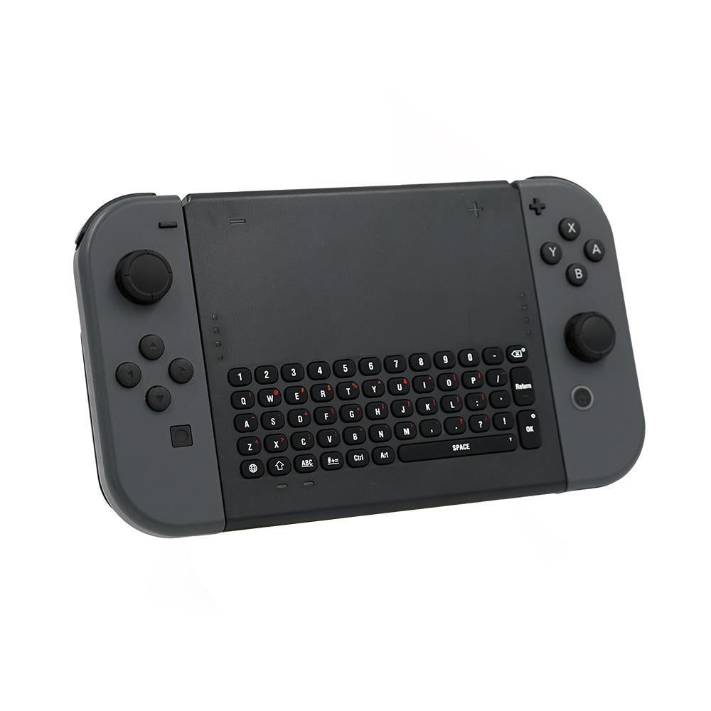 Gaming-Dobe 2.4G Wireless Keyboard with Holder for Nintendo Switch/Nintendo Switch OLED Joy-Con Controller(TNS-1702)