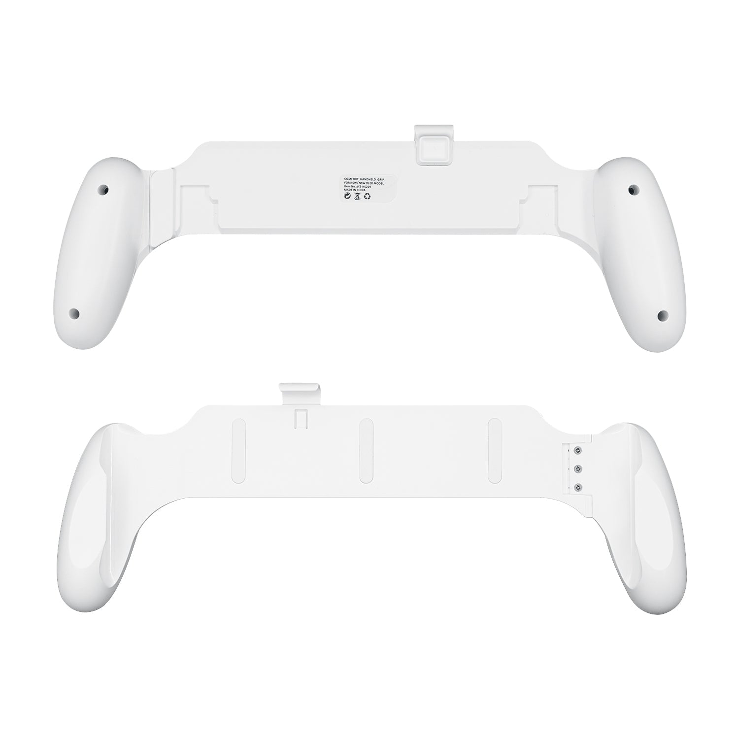 Gaming-Handheld Grip with Stand for Nintendo Switch / Switch OLED - White (JYS NS229)