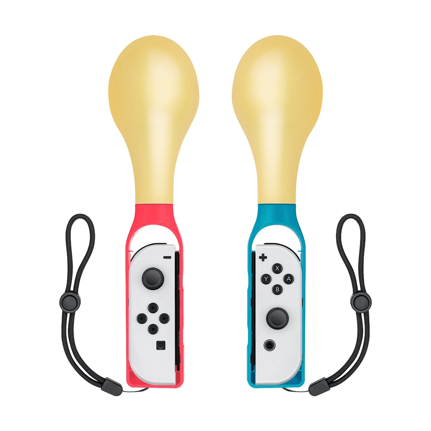 Gaming-DOBE Maracas Game Controller for Nintendo Switch Samba de Amigo Games-Blue/Red(TNS-3107)