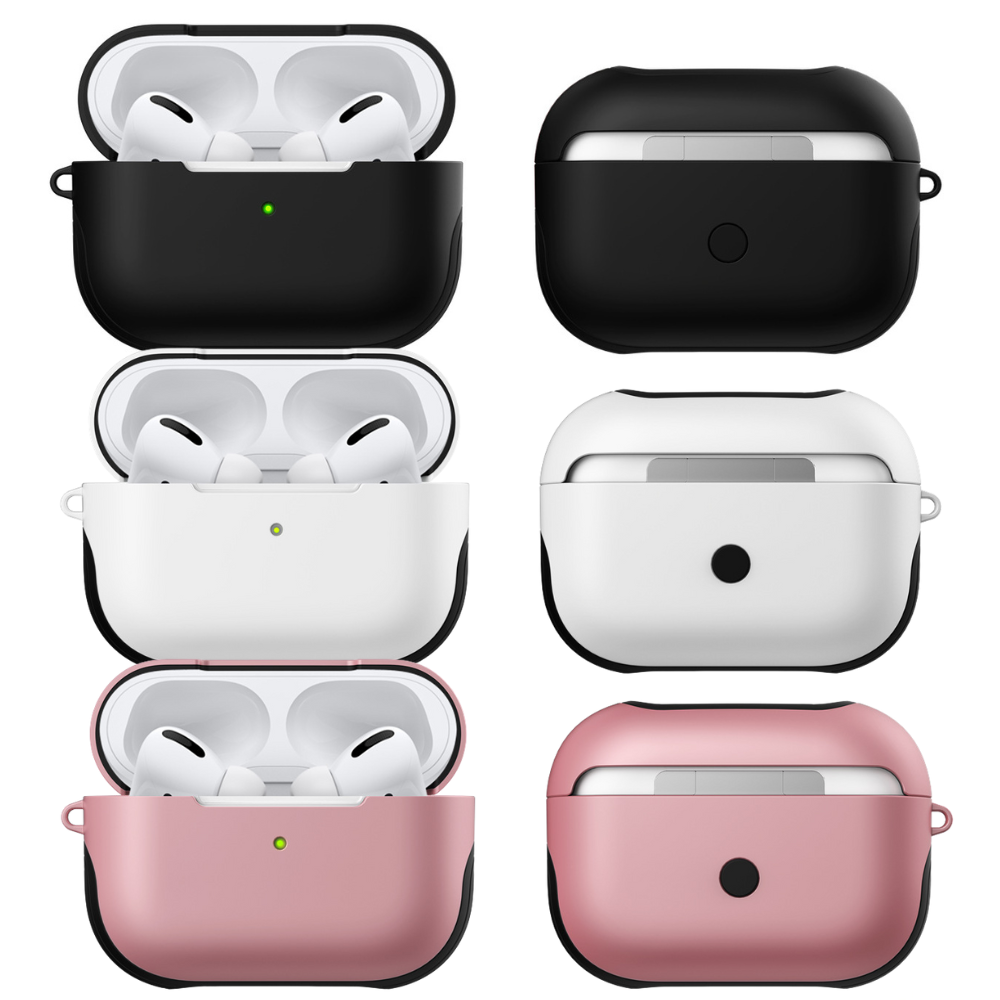 Apple Accessories-Apple AirPods Pro TPU + PC Heavy Duty Protecive Case