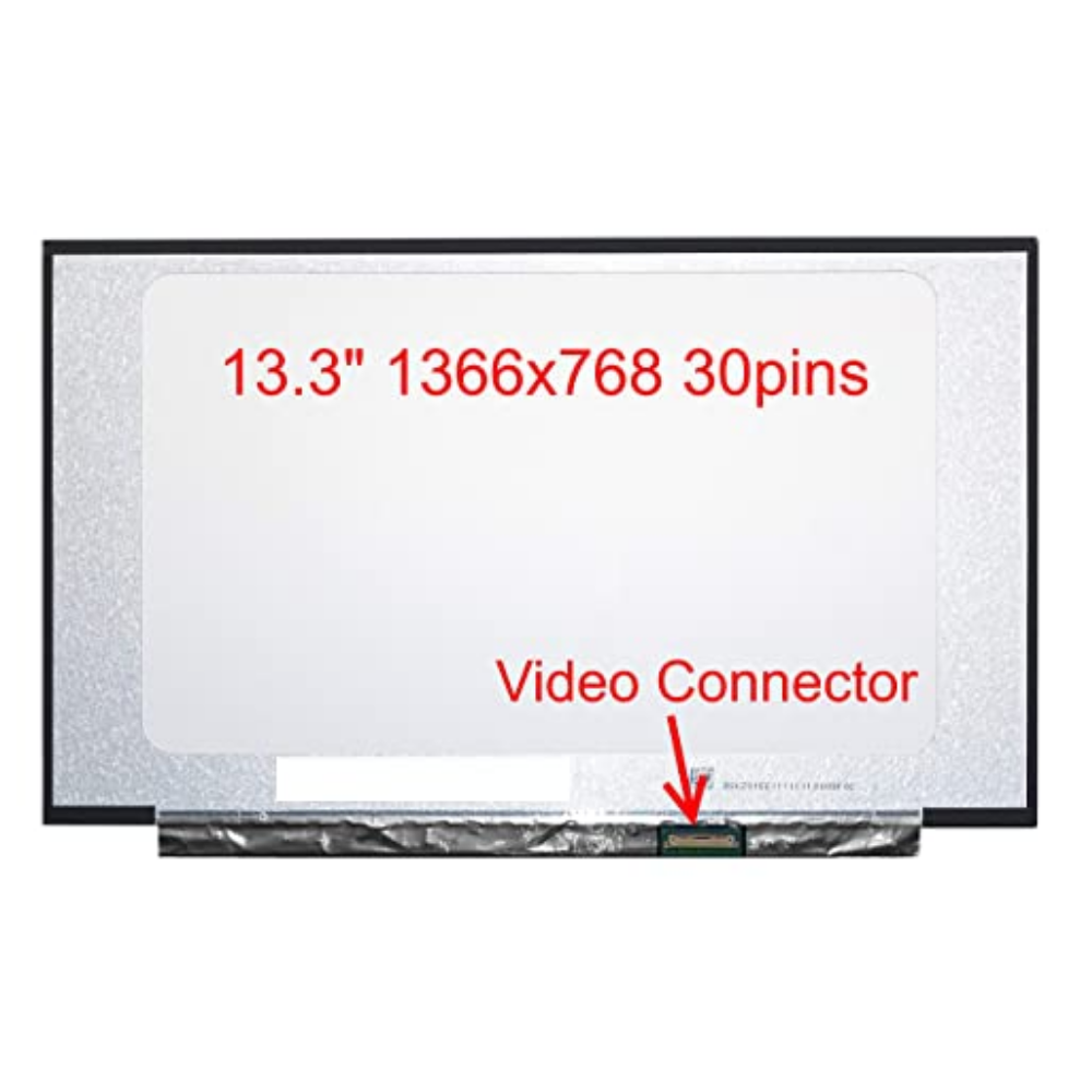 Laptop Universal Screen (Non-Touch Screen)-13.3" inch/A+ Grade/(1366x768)/40 Pin/No Screw Bracket Laptop LCD Screen Display Panel
