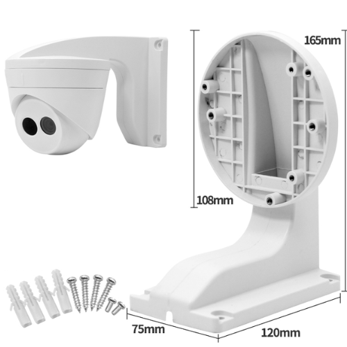 Security System Accessories-1258B Universal Waterproof CCTV Dome Camera Wall Mount Bracket Holder