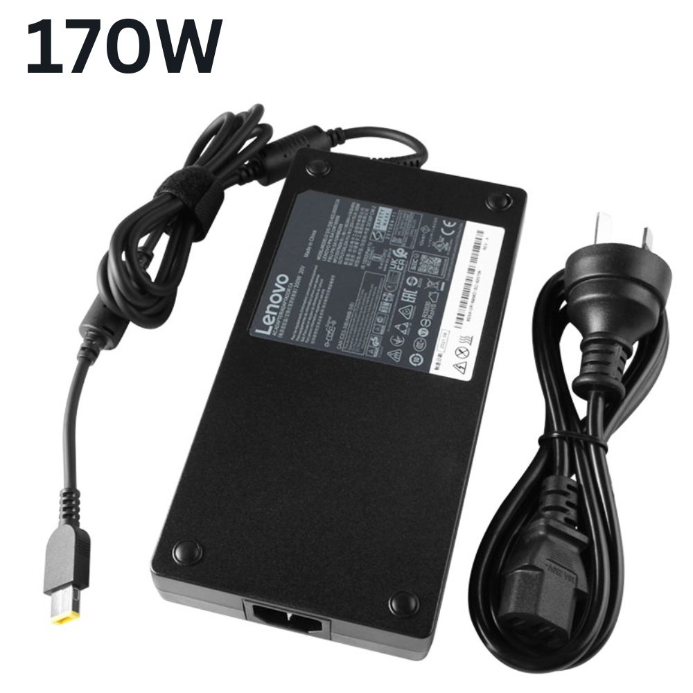 Gaming-20V-8.5A/170WYellow Square Lenovo Legion 5 Gaming Laptop AC Power Supply Adapter Charger