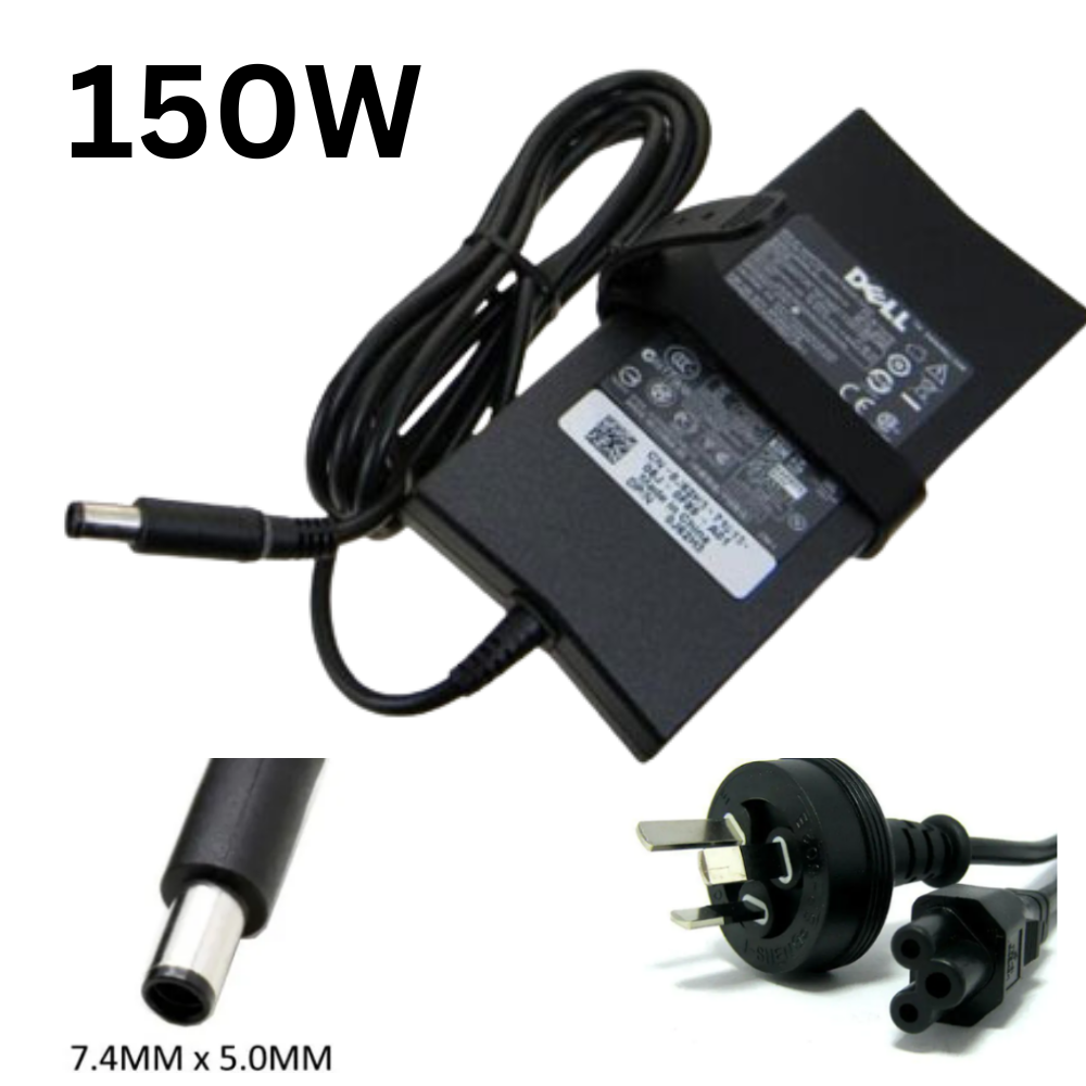 Gaming-150W/19.5V-7.7A7.4*5.0 Dell Alienware Vostro Gaming Workstation Laptop Barrel AC Power Adapter Laptop Wall Charger (AU Plug)