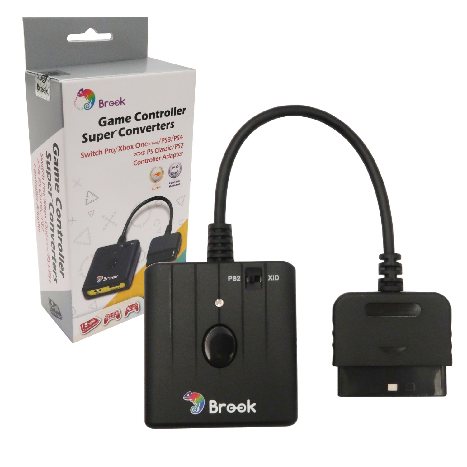 Gaming-Brook Super Converter Switch Pro/PS3/PS4/PS5 Game Controller to PS Classic/PS2 Console (FM00005934)