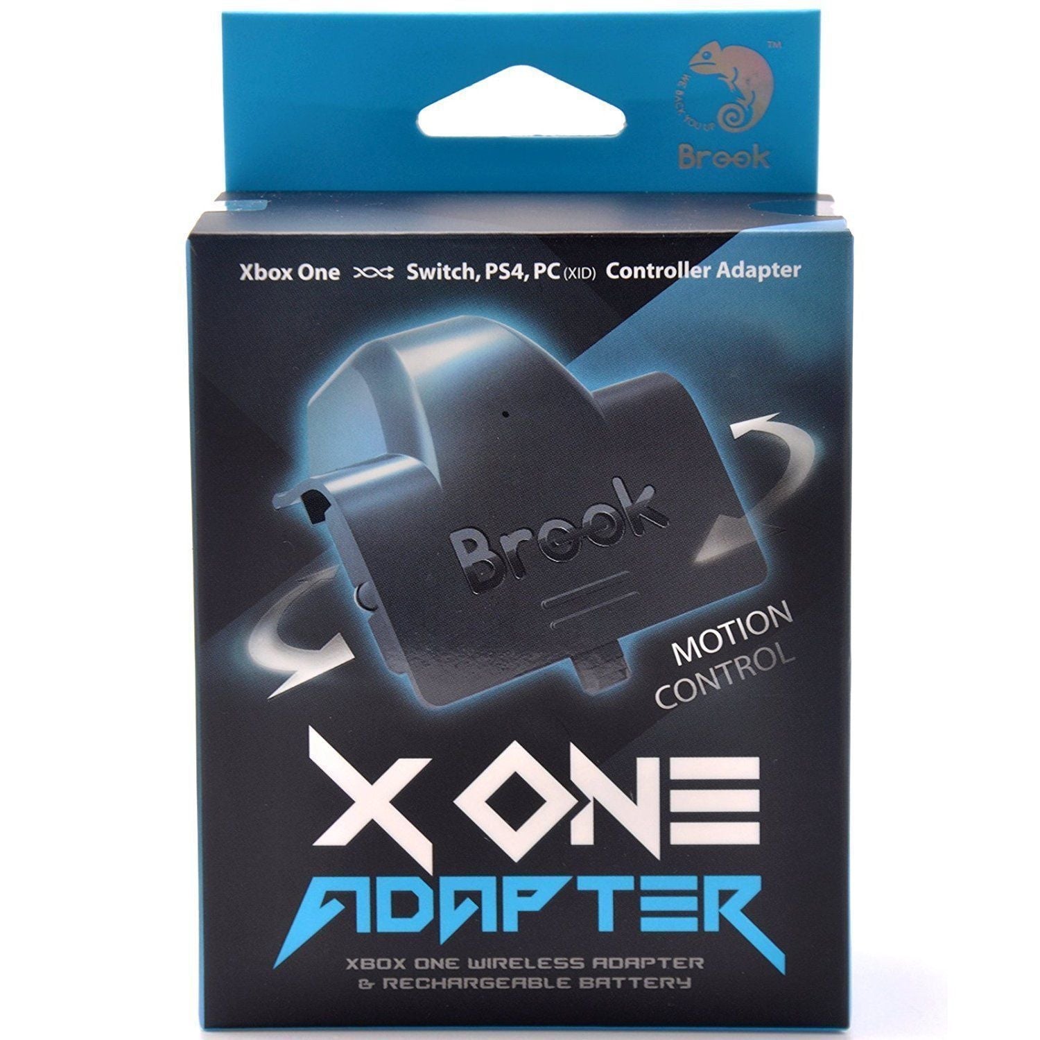 Gaming-Brook X One Adapter for Xbox One to PS4/Nintendo Switch/Xbox One/PC Wireless Adapter & Rechargeable Battery Black (FM00006366)