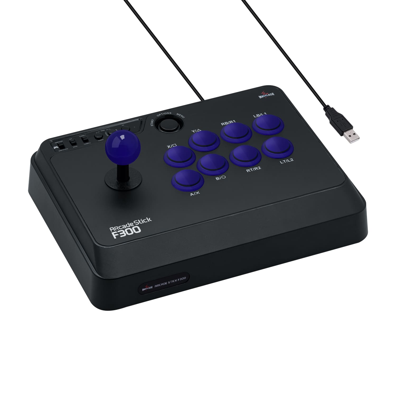 Gaming-Mayflash Arcade Fightstick F300 for PS4/PS3/XBOX ONE/XBOX 360/PC (F300)