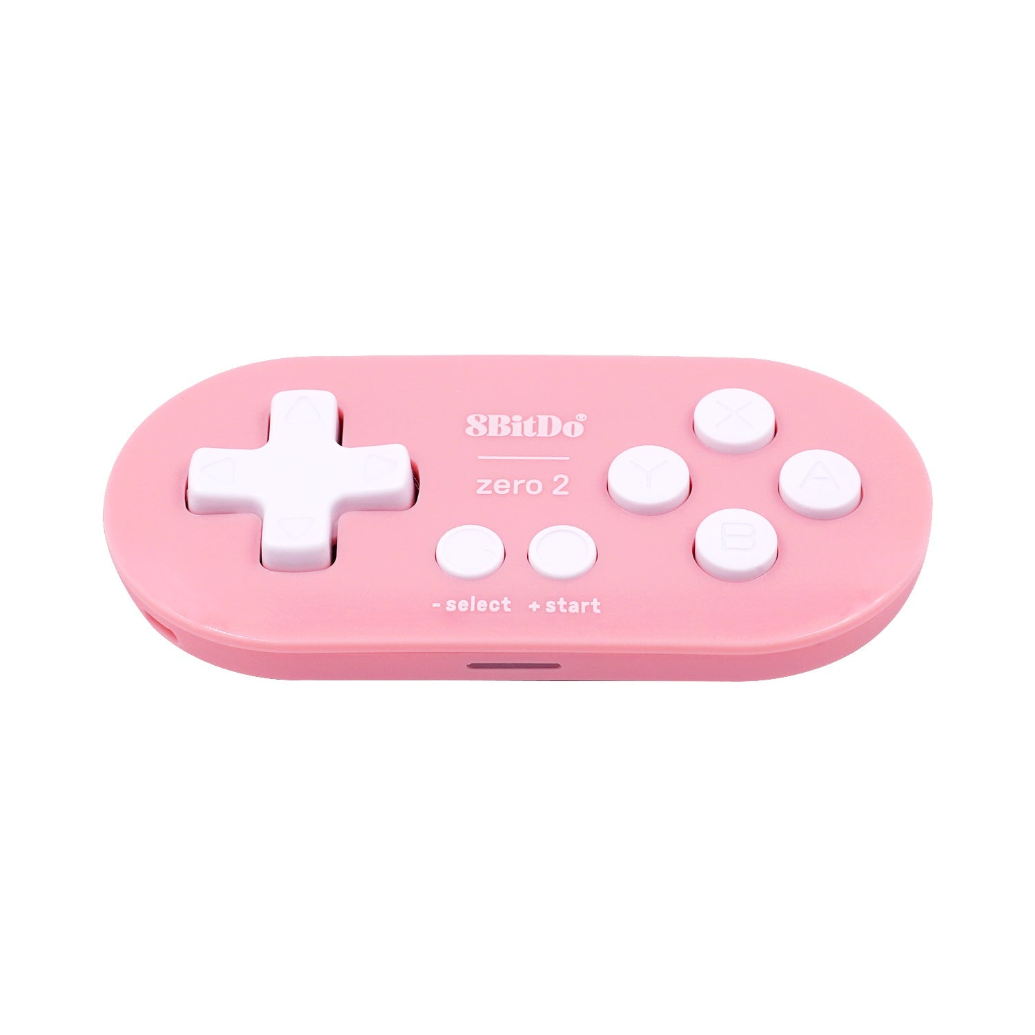 Gaming-8Bitdo Zero 2 Bluetooth Gamepad for Nintendo Switch/Windows/Android/macOS/Raspberry Pi - Pink (80EK)